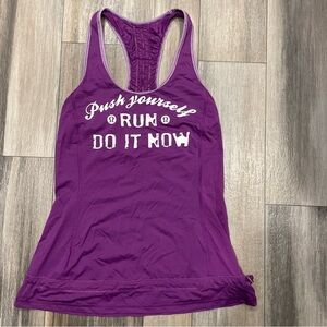 Lululemon Women's Purple Running Tank Top